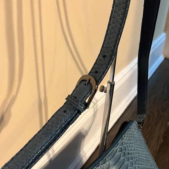 Byron New York Genuine Python Leather Crossbody - Picture 9 of 9